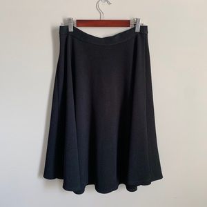 Women’s Black A-Line Swing Skirt